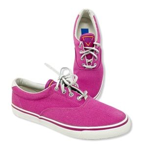 Keds Sneakers Pink Vintage Leather Laces NEW 7.5